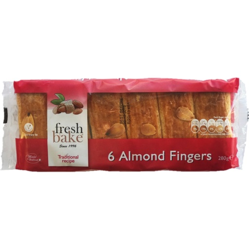 6 Almond Fingers